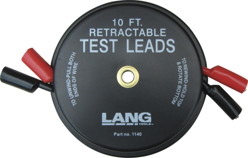 2X10FT RETRACTABLE TEST LEAD