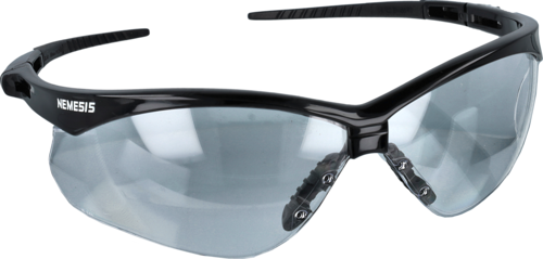 PROTECTIVE GLASSES WITH TRANSPARENT LENSES