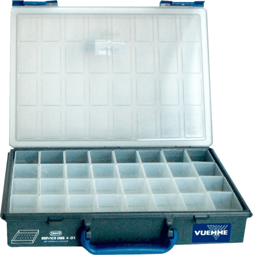 PLASTIC BOX WITH16 COMPARTMENTS