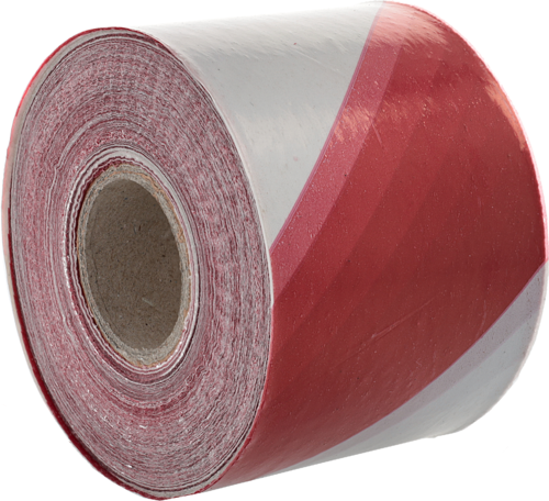 WHITE RED TAPE FOR SIGNAGE TAPE 00 METERS