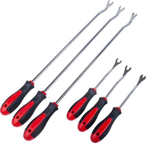 SET OF 6 FORK LEVERS FOR QUICK DISASSEMBLY CLIPS