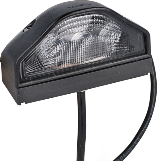 LUCI TARGA A LED NERO 24V C/CAVO CLICK-IN