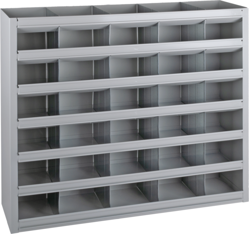 RACK IN METAL WITH 30 BOXES