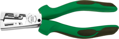 WIRE STRIPPING PLIERS WITH COATED HANDLES