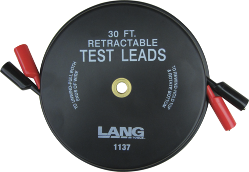 2X30FT RETRACTABLE TEST LEAD