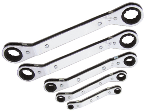 SET OF METRIC WRENCHES 5 PCS