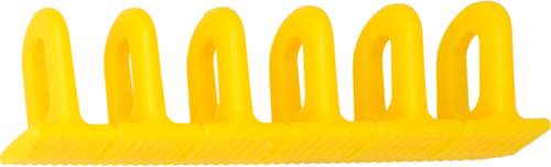 YELLOW CONICAL SUCTION CUP IN STRIP