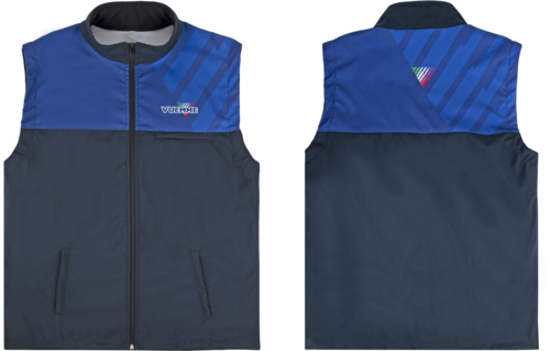 GILET BLU SOFTSHELL PERS.VUEMME TG.XS