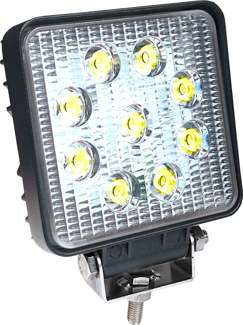 FARO QUADRO 9LED 10-30 V.27 W. 2200 LUM.S.TRAC.ILL