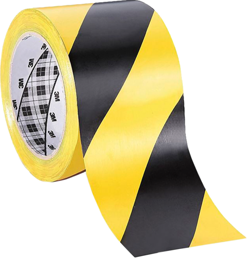 NASTRO ADESIVO 3M GIALLO/NERO MM.50X33 MT.