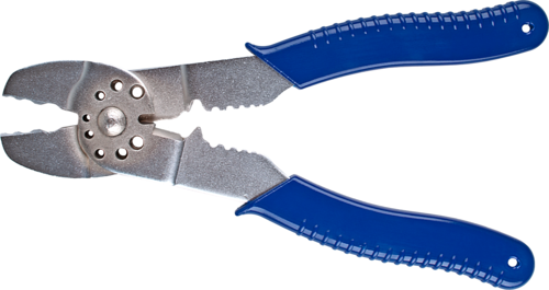 PLIERS FOR SEIZING NON-INSULATED CABLE LUGS