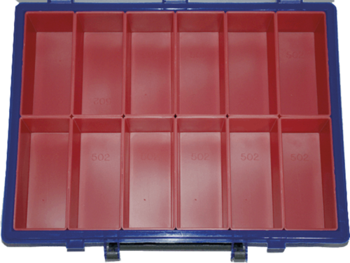 PLASTICA BOX WITH 12 COMPARTMENTS