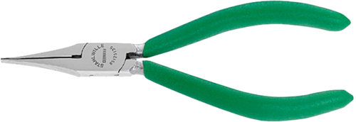 PLIERS WITH COVERED HANDLES WITH NOSES BENT AT 45