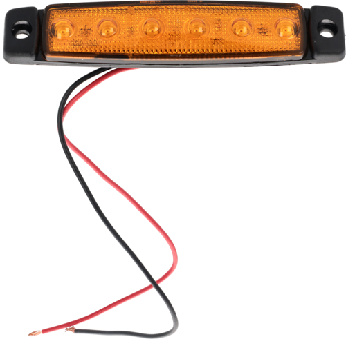 LUCI INGOMBRO ARANCIO 6 LED24 V C/CAVO m.0,30