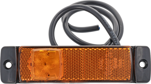 LUCI INGOMBRO ARANCIO 3 LED 12-24 V CAVO SPELATO