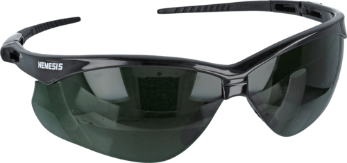 PROTECTIVE GLASSES WITH GREEN LENSES FOR WELDING