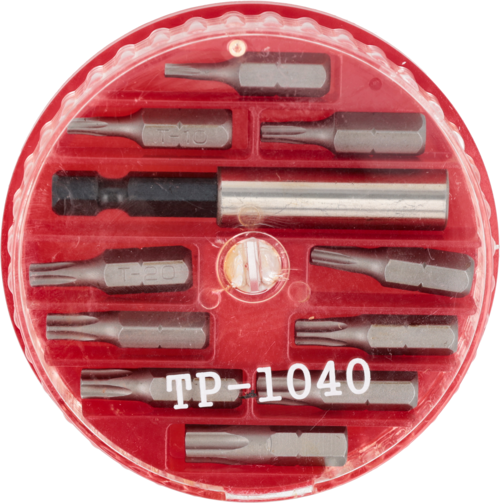 ASSORTIMENTO INSERTI TORX CON FORO DA 11 PZ.