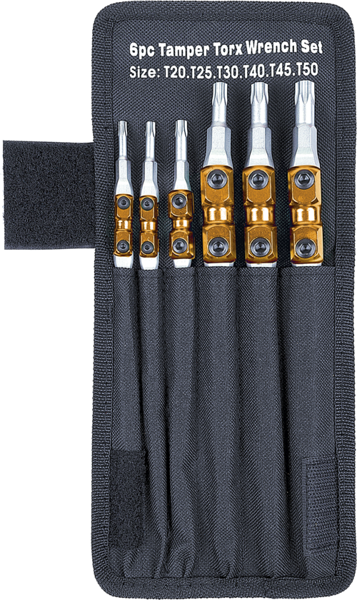 SET CHIAVI TORX SNODATE  DA 6 PZ.