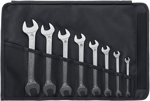 ASSORTMENT OF 8 DOBLE-ENDED WRENCHES