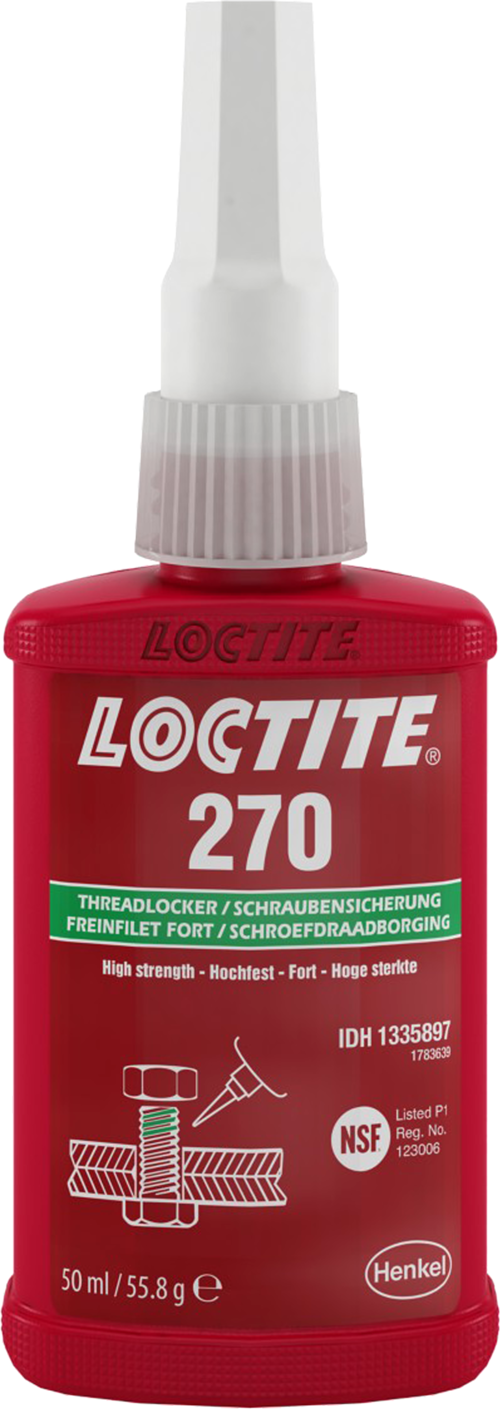 LOCTITE 270 BLOCCAVITIE CUSCINETTI ROSSA 50 ML