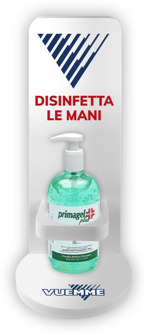 DISPENSER MURALE E D'APPOGGIO PVC PER IGIENIZZANTE