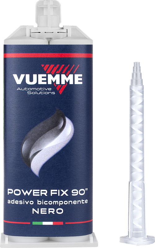 ADESIVO BICOMPONENTE POWER FIX 90 SEC. NERO 50 ML