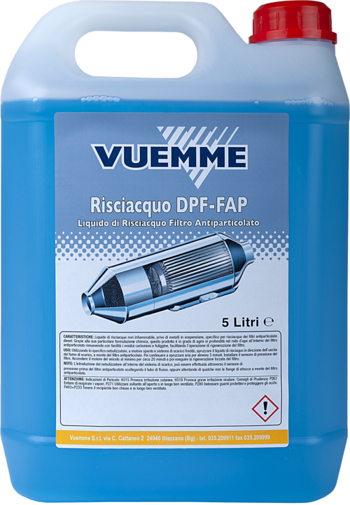 RINSING DPF-FAP FILTER 5 LT