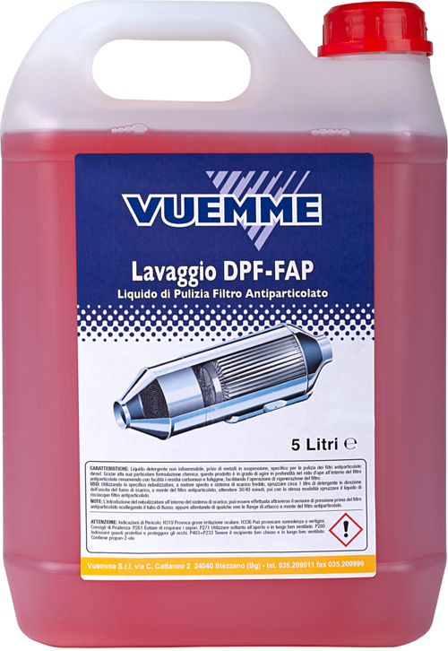 DPF-FAP FILTER WASHING 5 LT