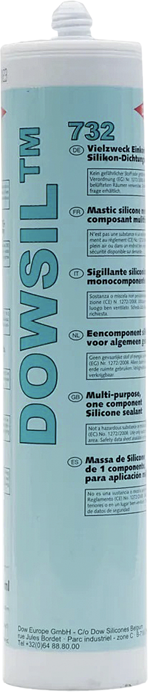 DOW CORNING 732 WHITE SILICONE SEALANT 310 ML