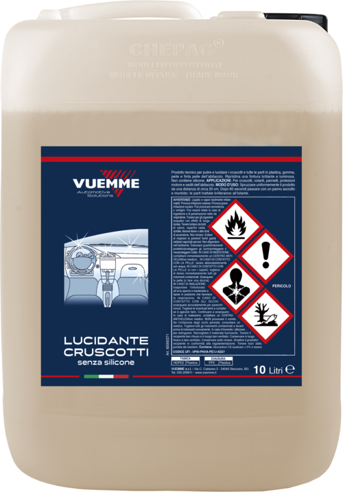 LUCIDANTE CRUSCOTTI SENZA SILICONE 10 LT