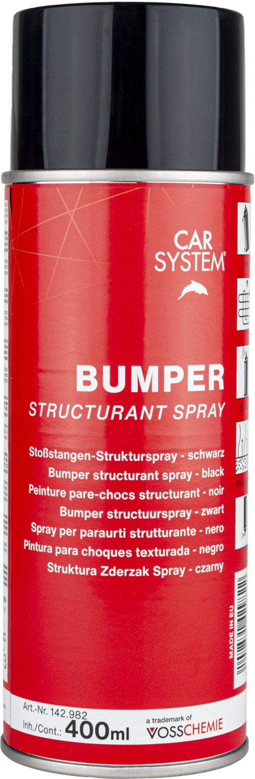 BUMPER STRUCTURANT PAINT NERO 400 ML