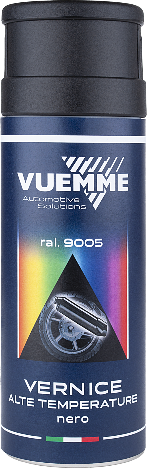 MATT BLACK ACRYLIC PAINT RAL 9005 ML.400