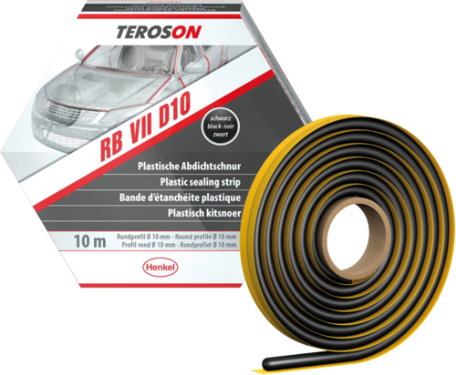 TEROSON RB VII PREFORMED SEALANT BLACK 10 MT.