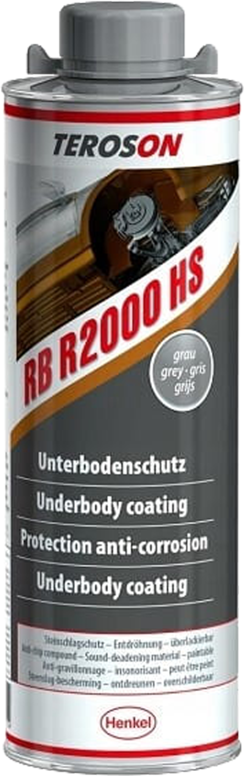 TEROSON RB R2000 HS NERO 1 LT ORD.MIN.2 PZ.