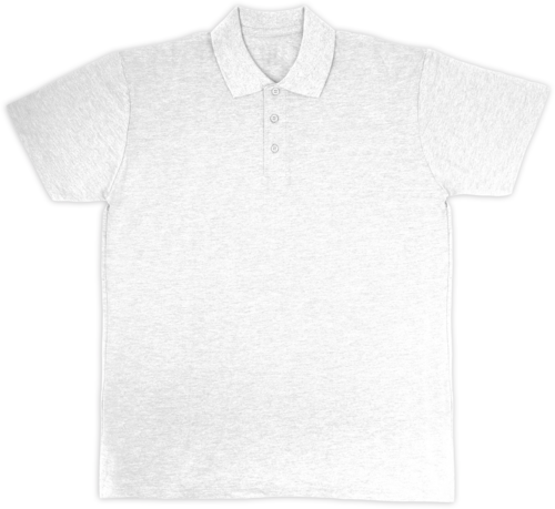 WHITE POLO SHIRT WITHOUT CUSTOMER ADVERTISING SIZE