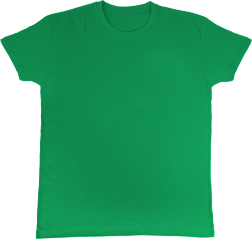 GREEN T-SHIRT WITHOUT CUSTOMER ADVERTISIN SIZE S