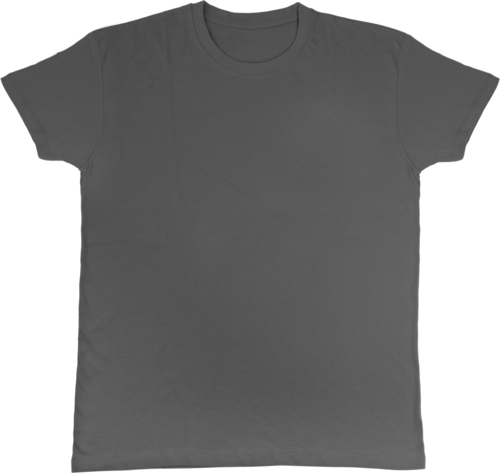 DARK GRAY T-SHIRT WITHOUT CUSTOMER ADVERTISIN SIZE