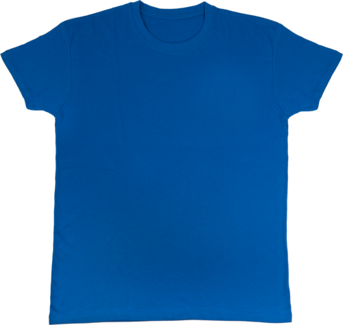 BLUE T-SHIRT WITHOUT CUSTOMER ADVERTISIN SIZE S