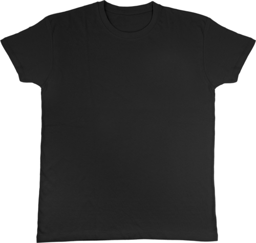 BLACK T-SHIRT WITHOUT CUSTOMER ADVERTISIN SIZE S