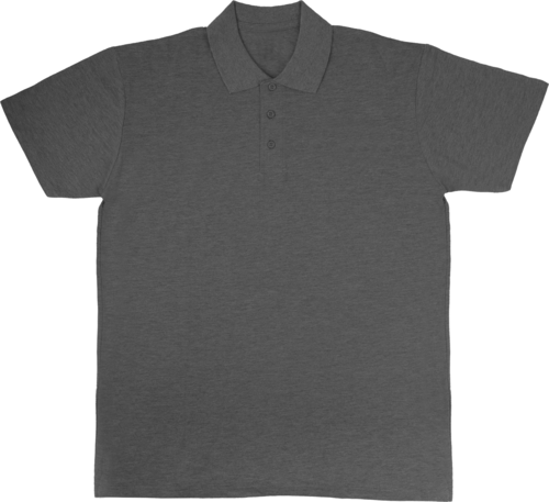 DARK GRAY POLO SHIRT WITHOUT CUSTOMER ADVERTISING