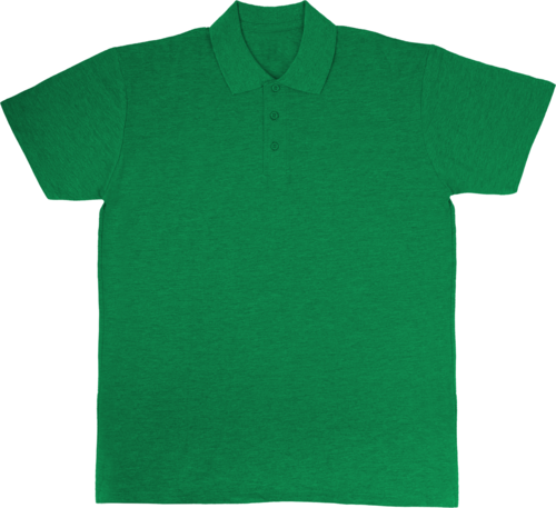 GREEN POLO SHIRT WITHOUT CUSTOMER ADVERTISING SIZE