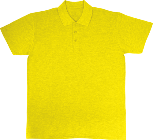 YELLOW POLO SHIRT WITHOUT CUSTOMER ADVERTISING SIZ