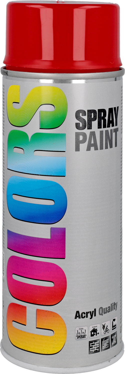 FIRE RED ACRYLIC PAINT 400 ML