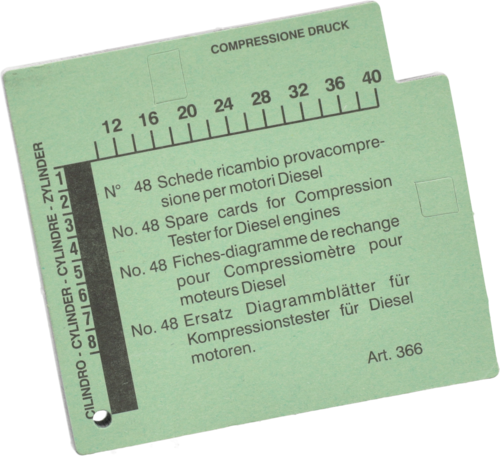 SCHEDE RICAMBIO PROVA COMPRESS. ZECA DIESEL PZ.50