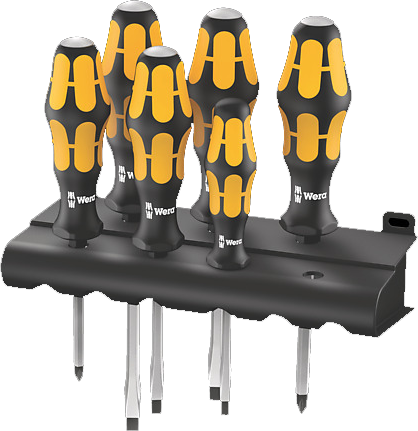 UNIVERSAL SCREWDRIVER ASSORTMENT OF 6 PCS.