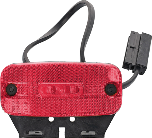 LUCI INGOMBRO ROSSO 2 LED24 V STAFFA 90  CLICK-IN