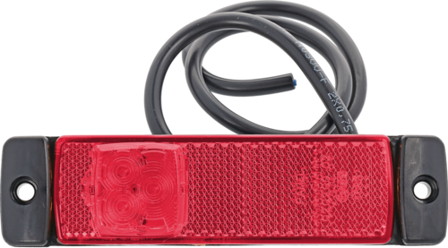 LUCI INGOMBRO ROSSO 3 LED 12-24 V CAVO SPELATO