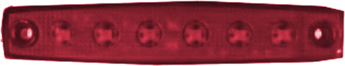 LUCI INGOMBRO ROSSO 6 LED24 V C/CAVO SPELATO