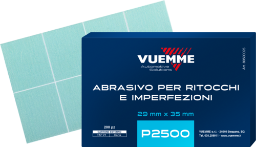 ABRASIVI X RITOCCHI E IMPERFEZIONI P2500 PZ.200