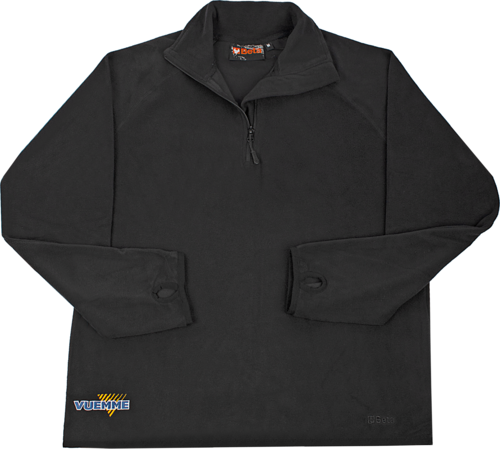 MICROPILE CON ZIP CORTA NERO TG.S PERS.VUEMME